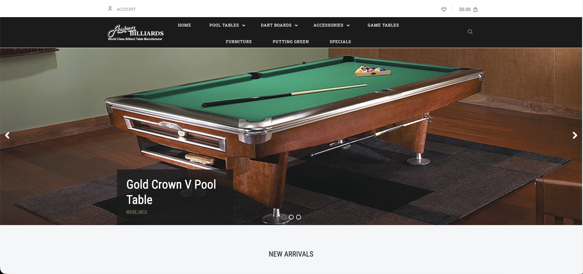 Astra Billiards project