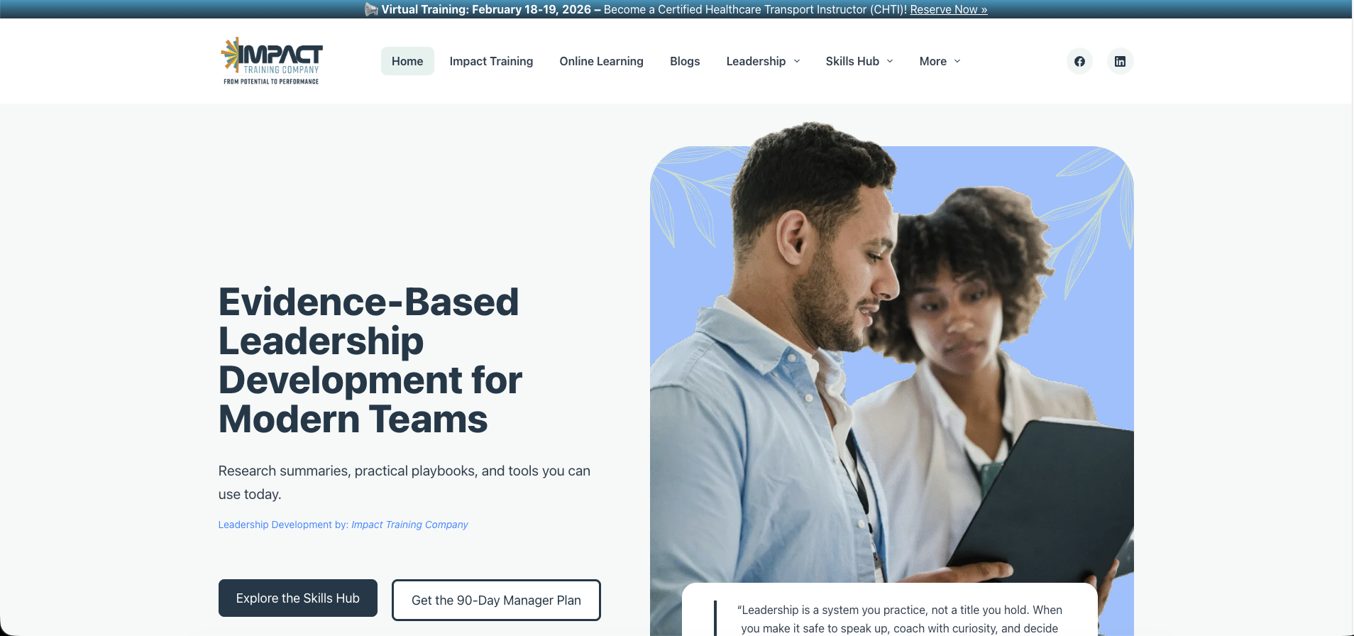 Impact Training Corp project